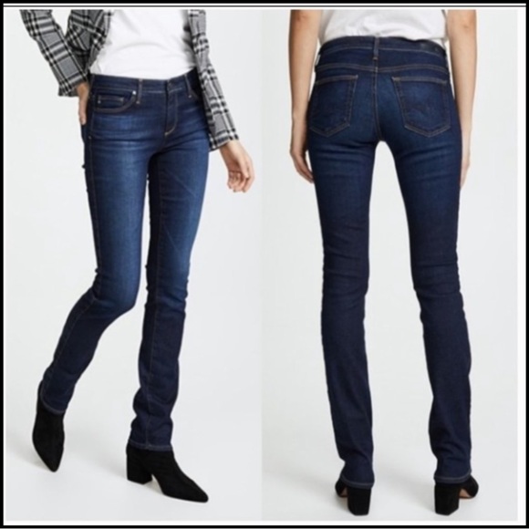 Ag Adriano Goldschmied Denim - AG JEANS THE HARPER ESSENTIAL STRAIGHT-LEG SKINNY JEAN 26R